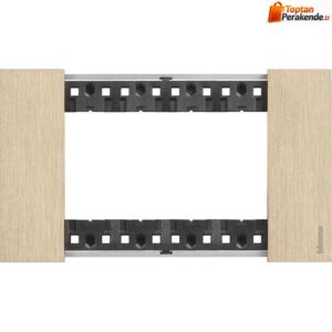 Bticino KA4804ZW Metal Çerçeve 4M Altın